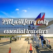 PAL will ferry only essential travelers