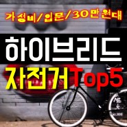 가성비 하이브리드자전거 구매 추천 제품 Top 5