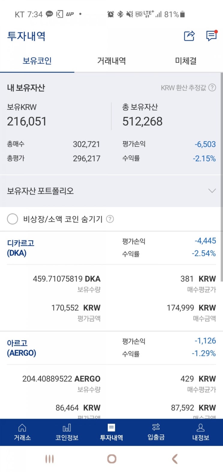 가상화폐 코인투자 2개월 수익률 82% : 네이버 블로그