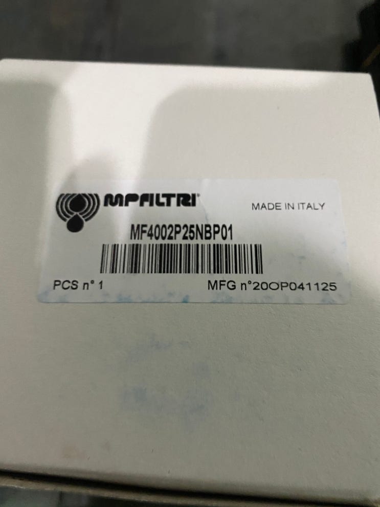 MP Filtri 필터 엘리먼트 MF4002P25NBP01 : 네이버 블로그