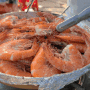 야외에서 먹는 시흥 대하구이/월곶 대하구이 부자홍두깨칼국수