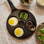 인덕션 윤식당 에그팬 간단한 아침 브런치 우수한 코팅 계란팬
