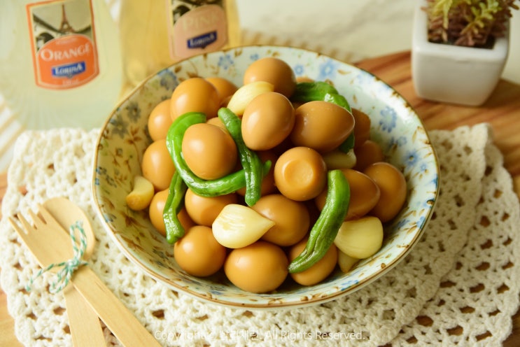 꽈리고추 메추리알장조림 만들기 아이반찬으로 딱! 메추리알조림 요리 : 네이버 블로그