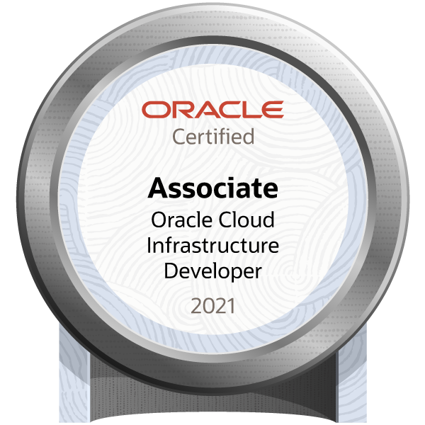 Oracle Cloud Infrastructure Developer 2021 Associate 1Z0 1084 21 후기