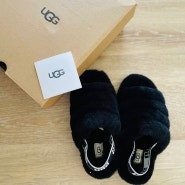 어그 UGG 슬리퍼 플러프 예 슬라이드 사이즈 팁