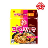 오뚜기 크림 진짬뽕 멀티 130g x 4입