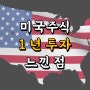 미국 주식 1 년 투자 느낀 점