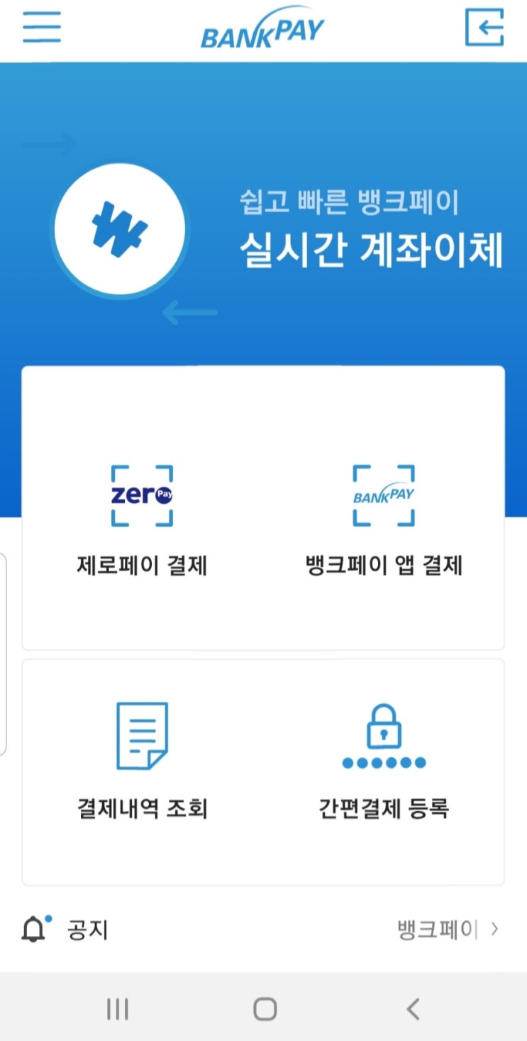 금융결제원 뱅크페이 BANKPAY 은행계좌 등록 발급 방법 : 네이버 블로그