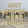 후기 이유식, 소고기 만가닥버섯 브로콜리, 생후 327~330일