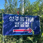 캠핑) 경북 성주 '성주물가애오토캠핑장'(&사이트 상세 설명)