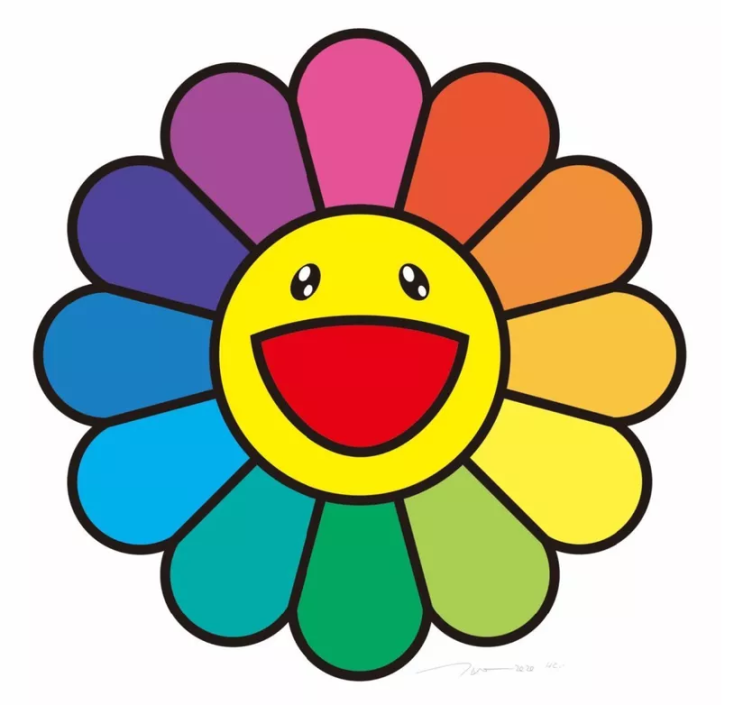 Takashi Murakami Smile On, Rainbow Flower!! 네이버 블로그