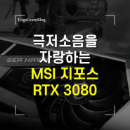극저소음을 자랑하는 MSI 지포스 RTX 3080