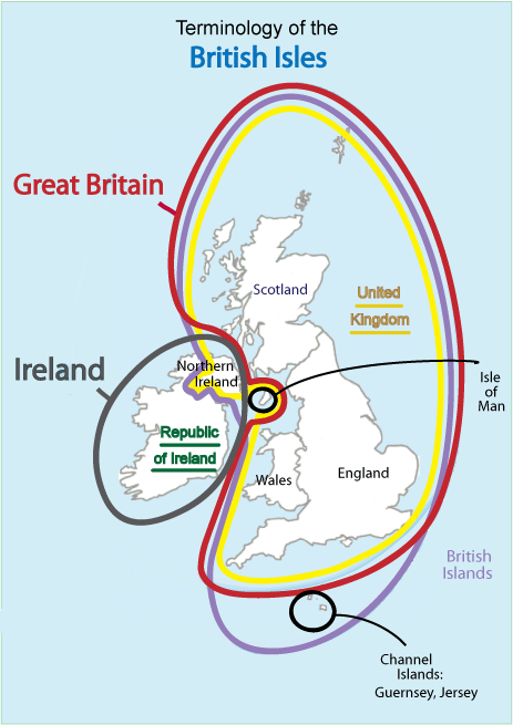 브리튼 제도(British Isles), 영국(UK), 브리튼(Britain) - 《찰스 디킨스의 영국사 산책》 18쪽 ...