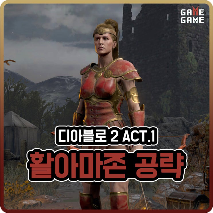 디아2 아마존 활아마로 맨땅 육성 / 스킬 스텟 노멀 액트1부터 : 네이버 블로그