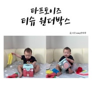 9개월 아기 장난감 추천 : : 타프토이즈 티슈 원더박스