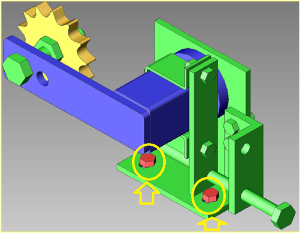 ROSTA Chain Tensioner + Bracket (WS18MF, WS27MF, WS38MF 그리고 WS45MF) 텐션 ...