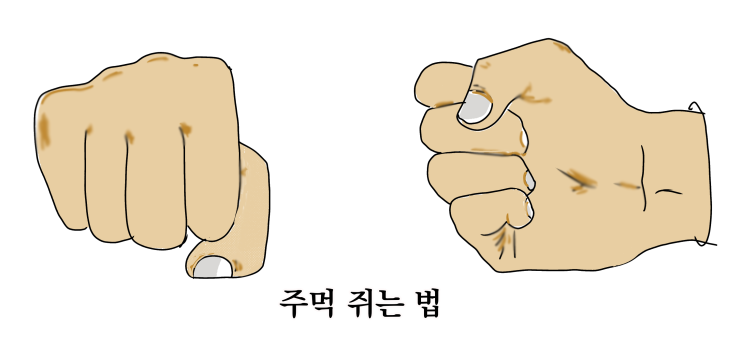 주먹 쥐는 법 : 네이버 블로그