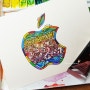 직장인 취미미술 APPLE 애플 로고 일러스트 그림그리기