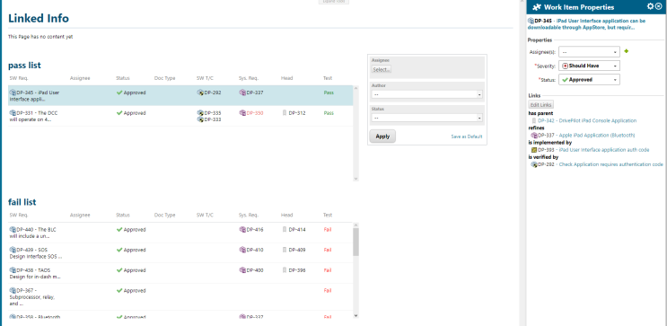 polarion custom tracebility sample (script block) : 네이버 블로그