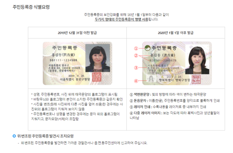 주민등록번호 뒷자리 의미와 규칙을 알아봅시다. : 네이버 블로그