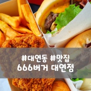 [대연동 / 맛집] 666버거