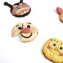오븐없이 팬으로 굽는 캐릭터 쿠키 : 토이쿠키 만들기 (호빵맨, 세균맨, 스폰지밥, 뚱이, 곰돌이푸, 피글렛)
