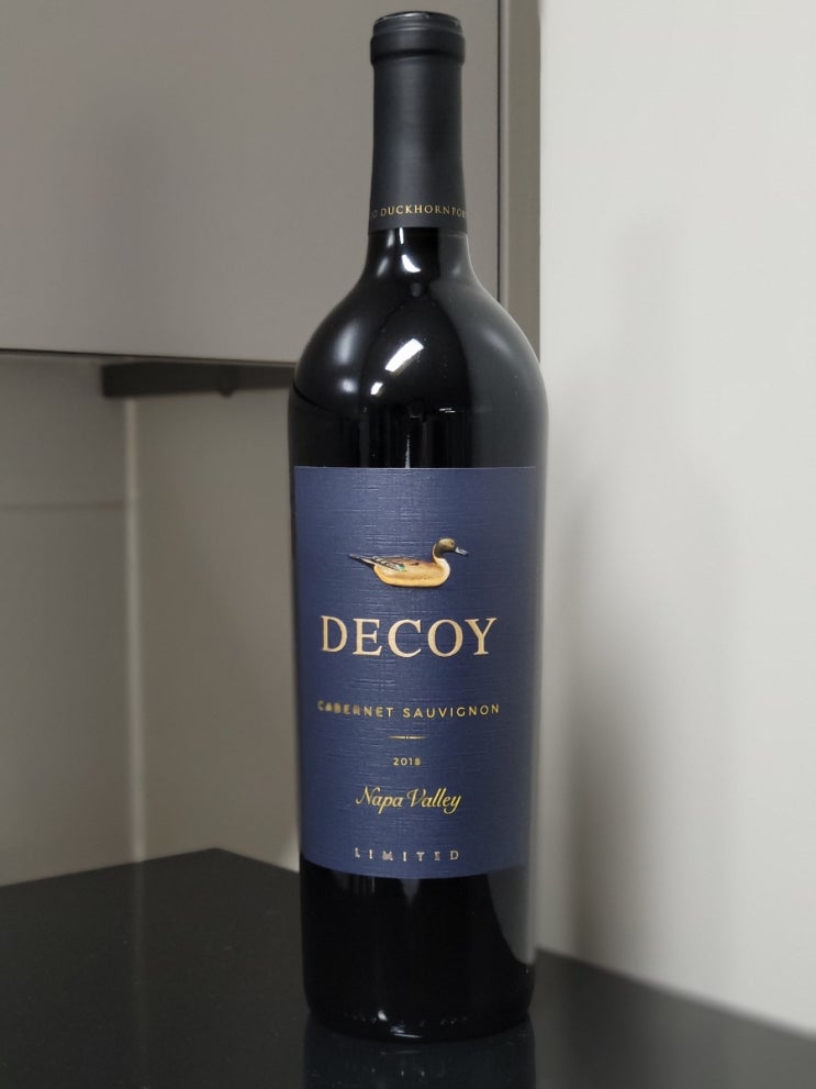디코이 리미티드 나파 밸리 까베르네 소비뇽 2018 (Decoy, limited Napa Valley Sauvignon) 네이버 블로그