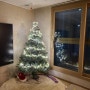 크리스마스대형우산형자동트리 LED와이어쥬얼리전구 무드등으로 올 겨울 분위기 찐~하게 내봤어요^^