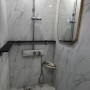 구축 아파트 셀프인테리어 6탄 - 안방 욕실 화장실 타일철거 셀프 타일시공, 변기, 세면대, 샤워기설치
