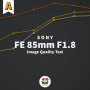 Sony FE 85mm F1.8 (SEL85F18) 화질 테스트