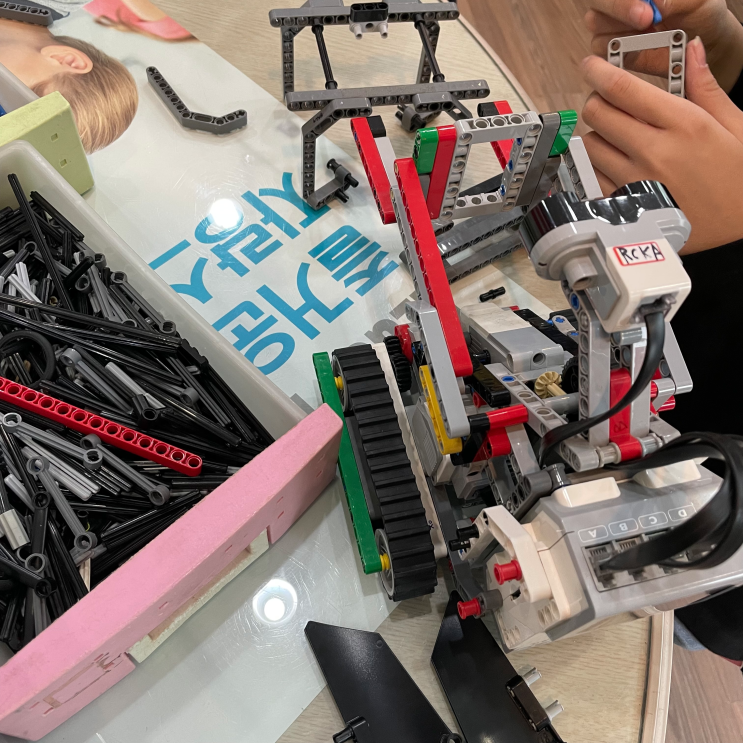 RobotC언어 EV3)지게차 수업모습 : 네이버 블로그