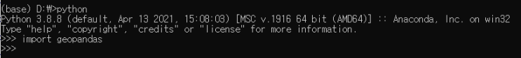 geopandas 설치하는 법 (오류 대처) : 네이버 블로그