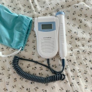 하이베베 태아심음측정기 사용법 : 위치 찾기, 8주차 성공후기
