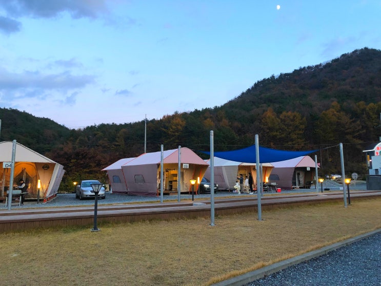 공주 동학사 글램핑 베스트필드 :: 대전 근교 마운틴뷰 글램핑장