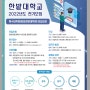 한밭대학교 2022년 특수대학원(창업경영대학원) 모집요강 포스터 디자인 제작
