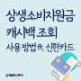 상생소비지원금 재난지원금 캐시백 조회 및 사용방법 ft. 신한카드