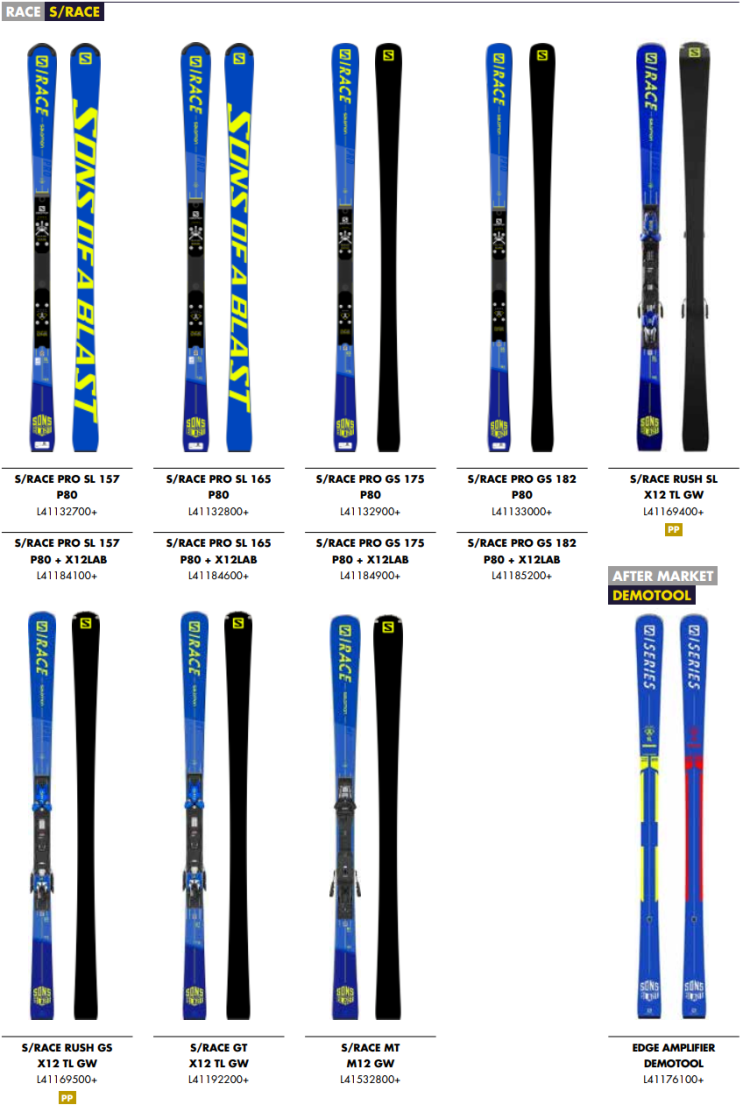 21-22 SALOMON S/RACE RUSH SL160cmX12サロモン 21/22 Salomon Skies