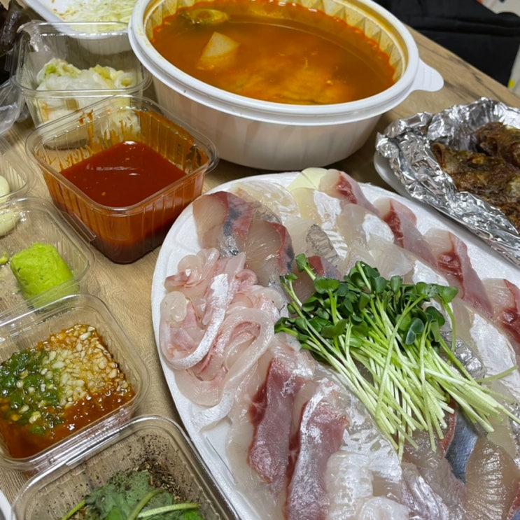 [부산/동래] 모둠회 배달 횟집 ! OK 도매횟집 ! : 네이버 블로그