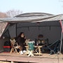 미세먼지와 함께한 팔봉산 유원지 캠핑