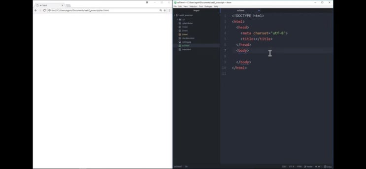 [무베이스 비전공자 개발자 되기 프로젝트]생활코딩으로 독학하기 web2 javascript-3.4 HTML과 JS 의 만남 ...