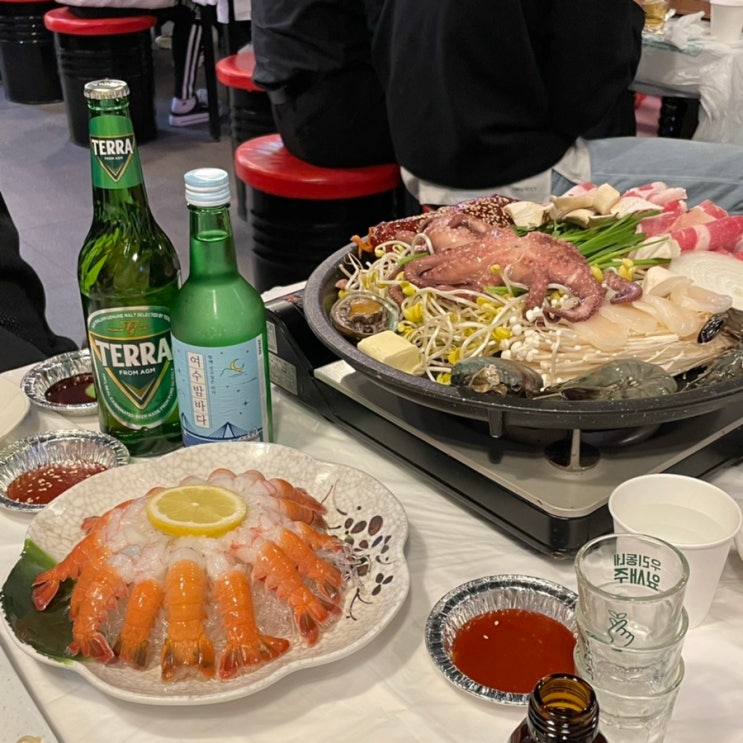(전남/여수)해물삼합 JMT 인생맛집 등극한 '낭만포차18번 이순신삼합' (feat.3명이서12만원내기) : 네이버 블로그