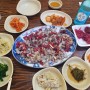 주포한옥마을 맛집 , 함평 신흥상회 : 육회낙지탕탕이 + 낙지라면 ♬
