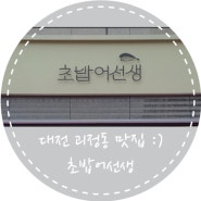 대전 괴정동 맛집 :) 통통한 초밥이 맛있는 '초밥어선생'