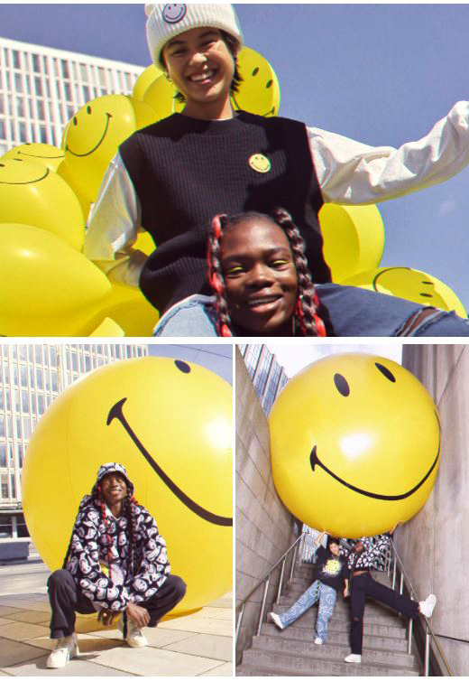 Smiley(스마일리) X H&M 콜라보 : 남자,여자 스트릿룩 브랜드로 캐주얼룩 추천해요 : 네이버 블로그