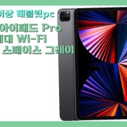 100만원이상 태블릿pc Apple 아이패드 Pro 12.9 5세대 Wi-Fi 256GB 스페이스 그레이 (MHNH3KH/A) / A2378, A2461