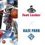 KAZE PARK x FOOT LOCKER (풋락커 커먼그라운드점) art collaboration 아트콜라보레이션 작업 with 4BD-포비디
