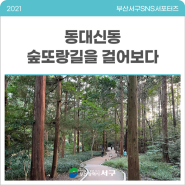 [2021 서구 SNS 서포터즈]동대신동 숲또랑길을 걸어보다 (부산 서구)