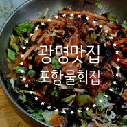 광명맛집 포항물회집 겨울음식 맞죠?