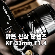 단렌즈 후지 xf33mm f1.4 R LM WR 밝은조리개 개봉기