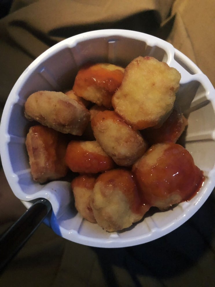 맘스터치 콜팝/치킨 팝콘 꿀맛추억의 군것질💓 : 네이버 블로그